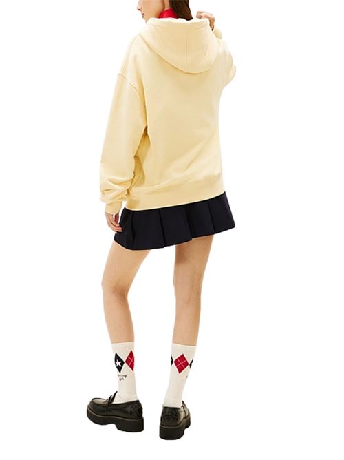 Felpa gialla con cappuccio Tommy Girl Tommy Jeans | DN0DN00099ZAZ